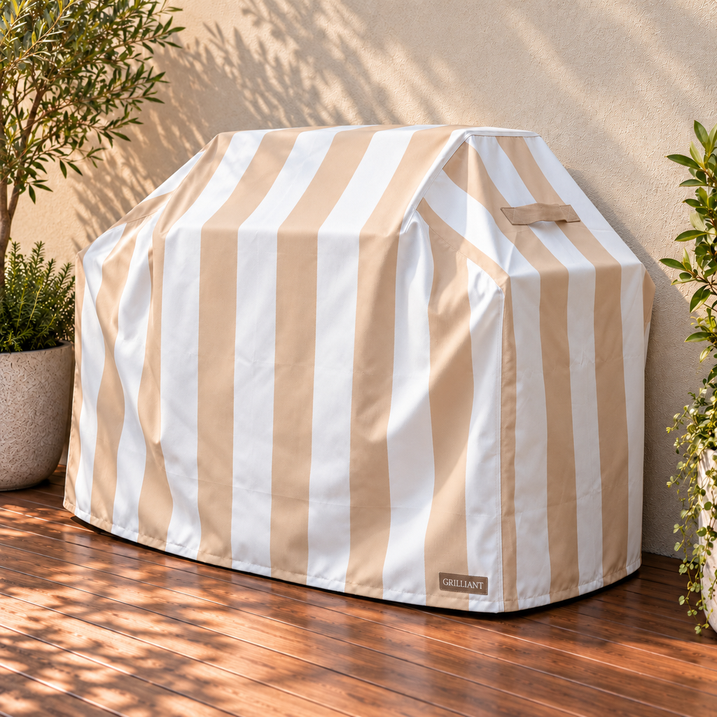 Signature Stripe BBQ Cover