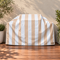 Front view of the actual Grilliant Signature Stripe Cover