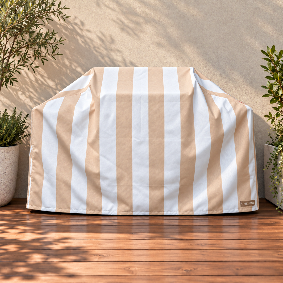 Signature Stripe BBQ Cover